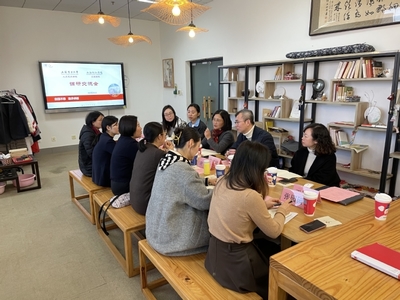 交流互鑒,協同推動基層黨組織“一融雙高”--人文藝術學院赴上海電機學院文理學院走訪交流